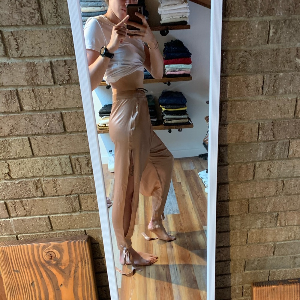 Missguided split leg pant